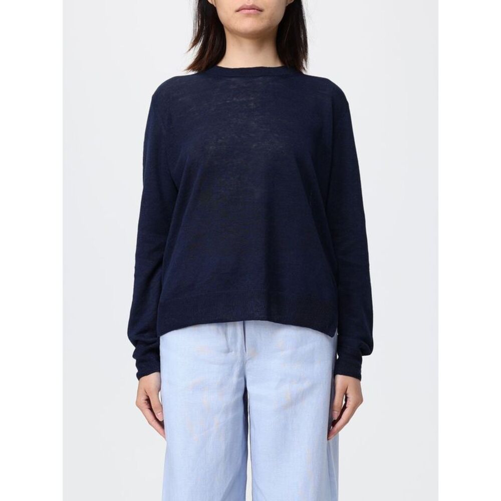 'S Max Mara Women 'S Max Mara Linen Crew Neck Sweater